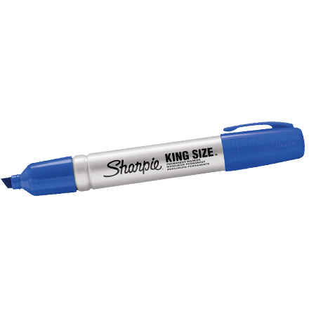 Blue Sharpie<span class='rtm'>®</span> King Size<span class='tm'>™</span> Markers